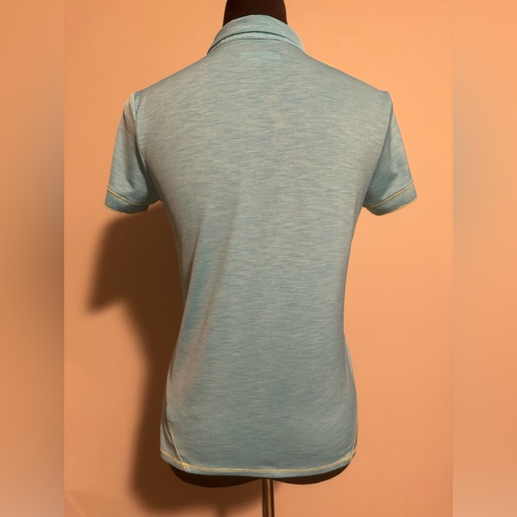 Preloved Lija Blue and Yellow I Heart Pickleball polo size small - Picture 4 of 6